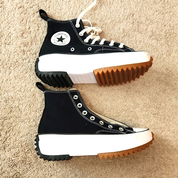 Converse Run Star Hike high black and white - Picture 4 of 12